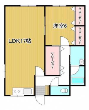 ラフェール高木 ２０２の間取り画像