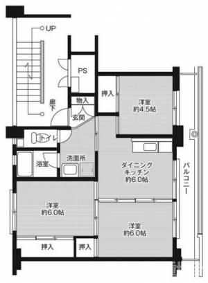 ビレッジハウス仁尾1号棟 0104の間取り画像