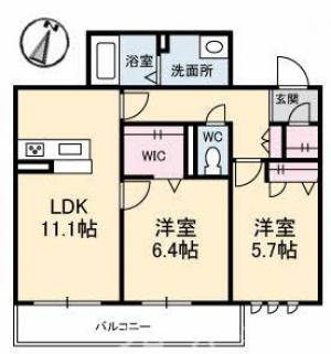 シャーメゾン宮下町 303号室の間取り画像