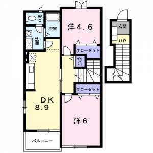 サニー・パラッツオ　Ａ 202の間取り画像