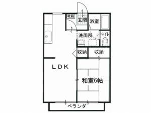 アミスター吉岡１号地 ２０２の間取り画像