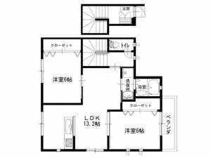 ハートプラザⅡ-１ ２０２の間取り画像