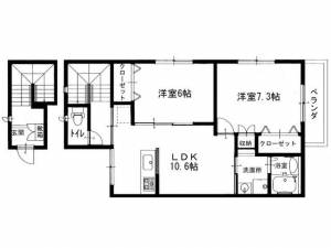 ルネス吉岡２６号地 ２０１の間取り画像