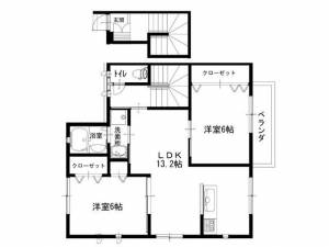 ハートプラザⅡ-２号地 ２０２の間取り画像