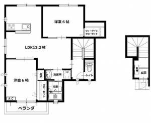 ヴィラコート和田７-２ ２０２の間取り画像