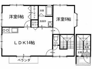 エスポワール柞田２号地 ２０１の間取り画像