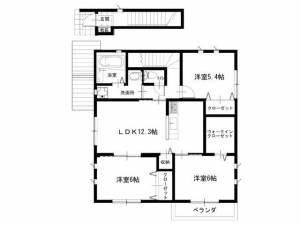 ブレストンコート４ ２０１の間取り画像