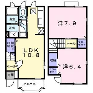 グリーンヒルズ　Ｂ 102の間取り画像