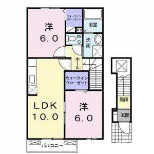 エスペランサＫ＆Ｒ　Ｒ 202の間取り画像