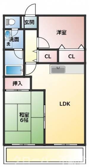 メゾンしおや 103の間取り画像