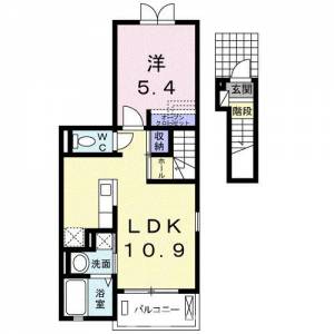 フェリス 201の間取り画像