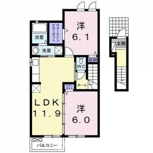 グラン　テレーノ　Ｃ 202の間取り画像