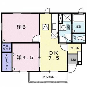 ハッピーセブン 101の間取り画像