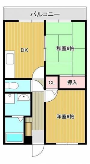 フォブール林 ２０２の間取り画像