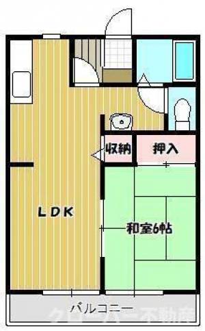 サンガーデン福本 Ｃ２０１の間取り画像