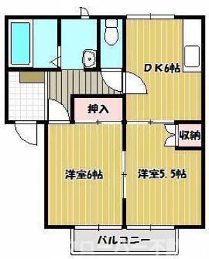 グリーンシティＢ棟 ２０３の間取り画像