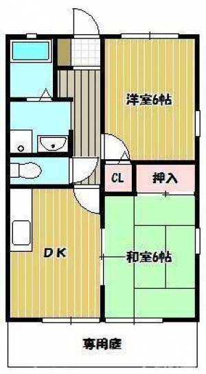 フォブール宮浦 Ｂ１０１の間取り画像