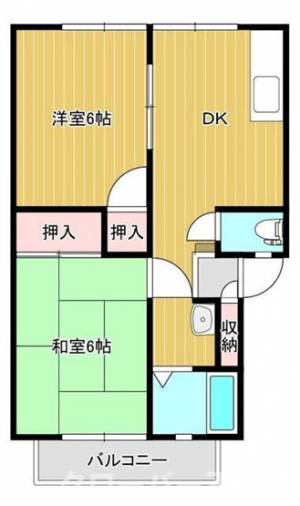 幸町聖北ハイツＡ棟 １０２の間取り画像