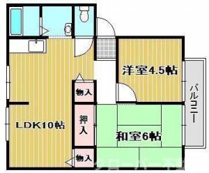 スイートパル山北 Ａ２０２の間取り画像