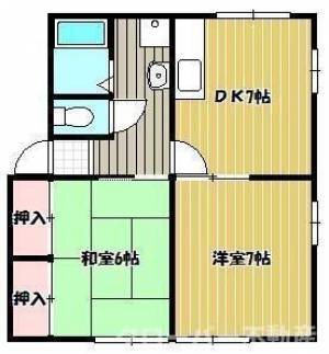 ハイツシオヤ １０１の間取り画像