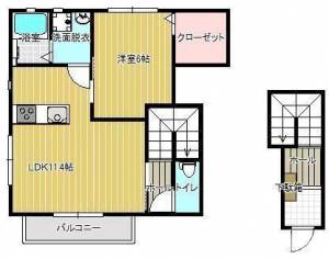 スカイガーデン原田６号地 ２０２の間取り画像