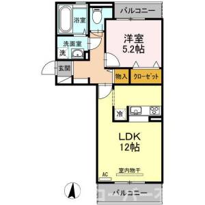 サンライズ豊益 築港町 205の間取り画像