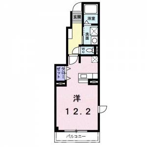 エフ・エレガント　Ｂ 101の間取り画像