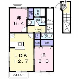 フォレストパークＢ 202の間取り画像