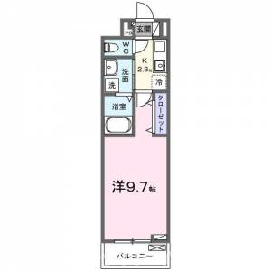 ヴィオレット 203の間取り画像