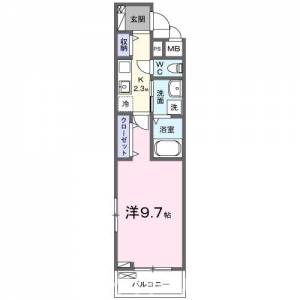 ヴィオレット 204の間取り画像