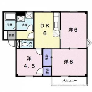 プラドール邦Ｂ 202の間取り画像