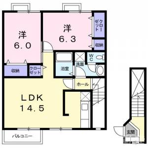 セレーノＡ 202の間取り画像