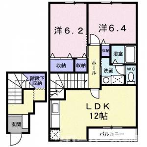 コーナーガーデン 203の間取り画像