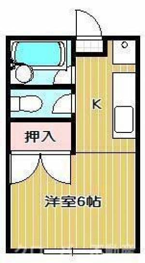 プレジールカタオカ １０３の間取り画像