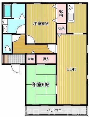 フォブール宮浦 Ａ２０１の間取り画像