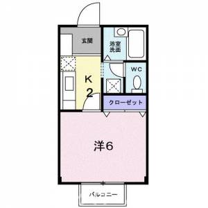 フレンド・元町 102の間取り画像