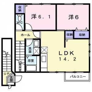 ラ・フォンダ　Ａ 202の間取り画像