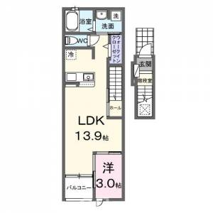 リ・クレスト 203の間取り画像