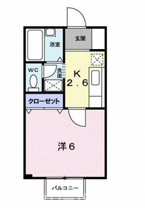 イグレック。楯　Ｂ 201の間取り画像