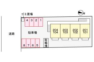 フォブール雅 202の間取り画像