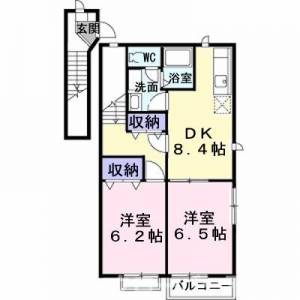 ハート・フォートＢ 201の間取り画像