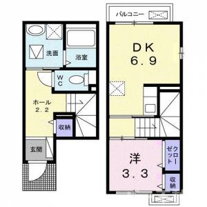 フィオーレ　Ｃ 103の間取り画像