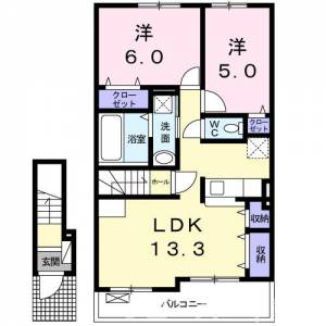 シャインヴァルトＡ 202の間取り画像