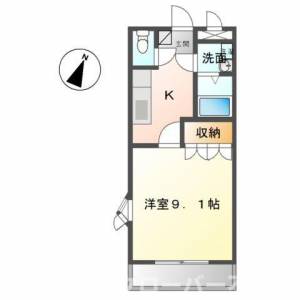 ハイツフレンド 206の間取り画像