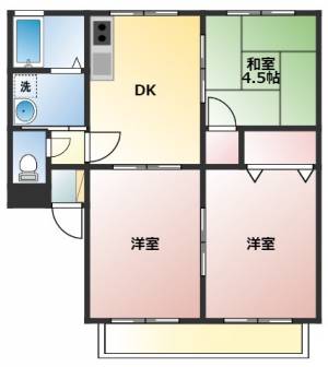 ハーモネート豊中A 202の間取り画像