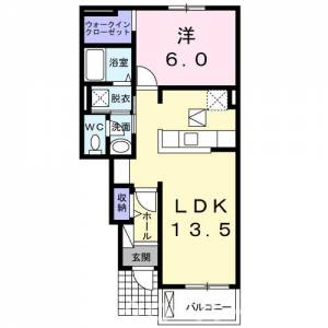 サニー中村　Ｄ 103の間取り画像