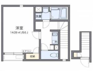 クレイノ茂木２ 205の間取り画像