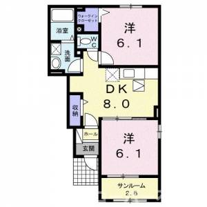 ルーベル宇多津東　Ⅰ 103の間取り画像