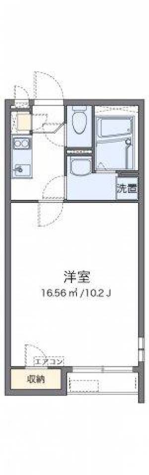 クレイノ茂木 101の間取り画像