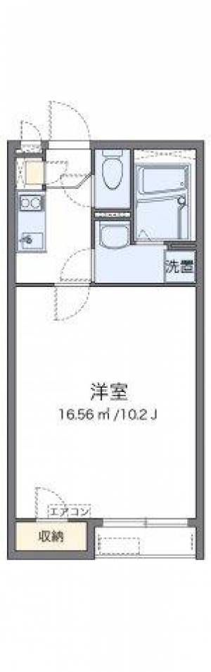 クレイノ茂木 202の間取り画像